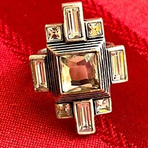 Vintage RETIRED Lia Sophia Sparkling Ring